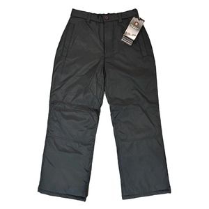 NWT Protection System Youth Black Snow Pants Size Medium Fleece Lined Outerwear